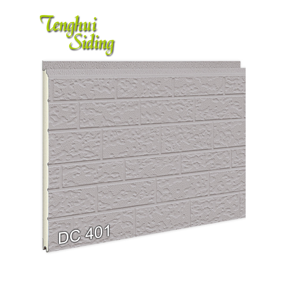 Big Tile Series Single Color Metal Carved Panel with Rigid PU Foam Core