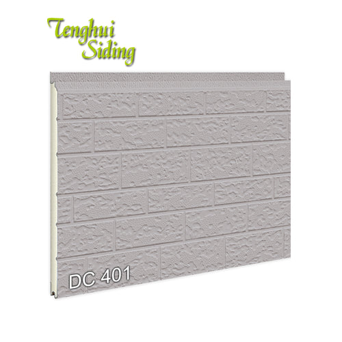 Big Tile Series Single Color Metal Carved Panel with Rigid PU Foam Core