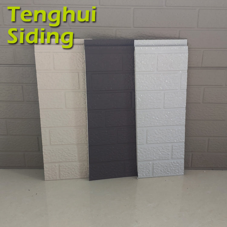 Small Brick Series Single Color Metal Carved Panel with Rigid PU Foam Core