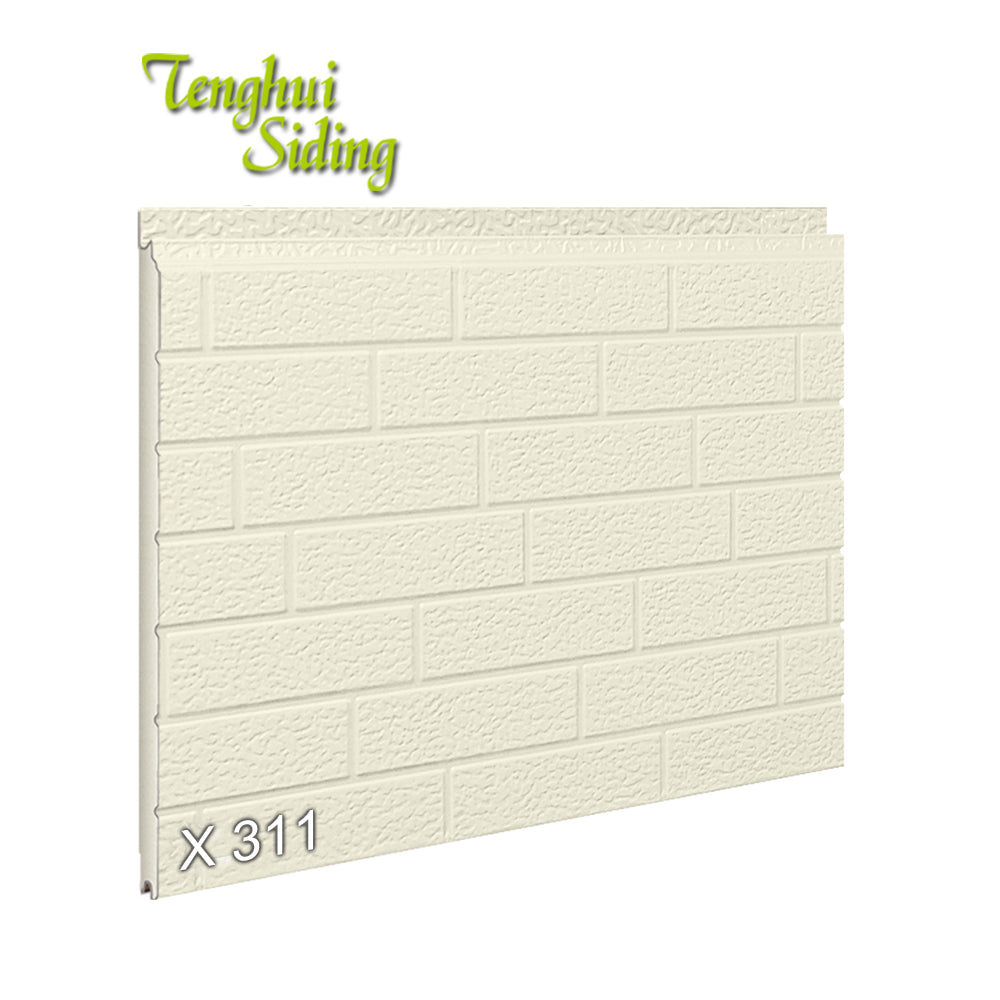 Small Brick Series Single Color Metal Carved Panel with Rigid PU Foam Core