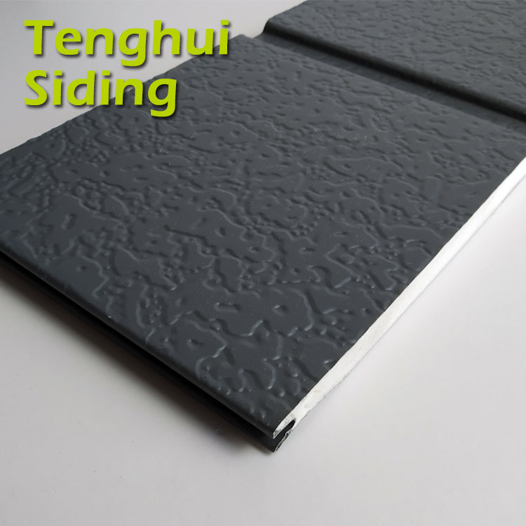 Spray Grain Series Single Groove Metal Carved Panel with Rigid PU Foam Core