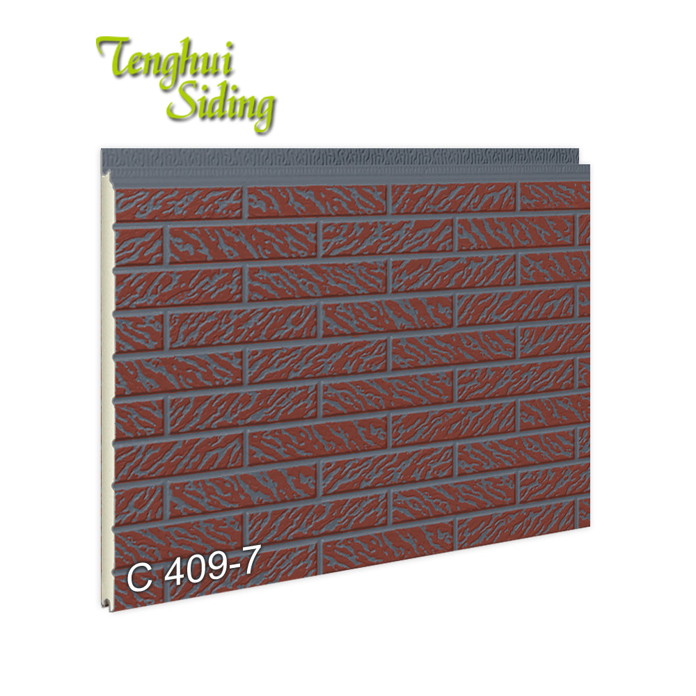 Tile Series Double Color Metal Carved Panel with Rigid PU Foam Core