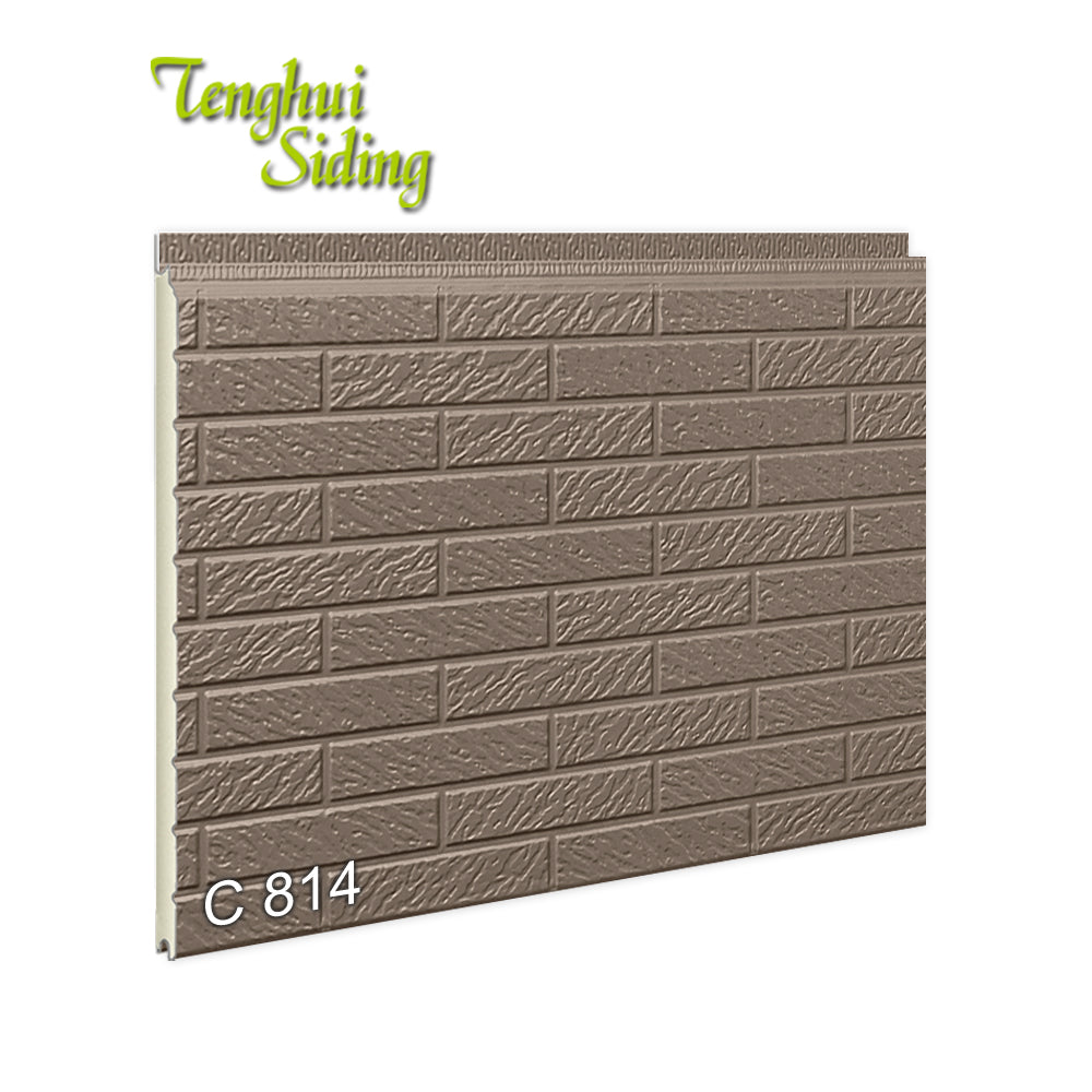 Tile Series Single Color Metal Carved Panel with Rigid PU Foam Core